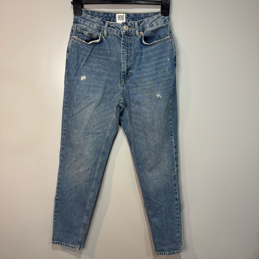 BDG Urban Outfitters Denim Blue High Rise Mom Jeans Women High-Rise